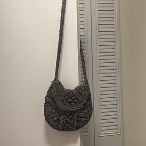 Hand stitched crossbody